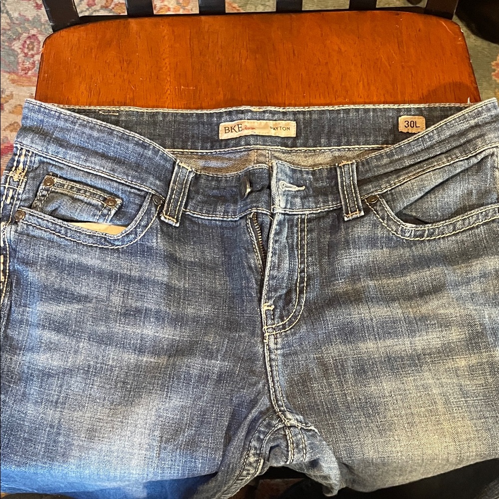BKE Women's Classic Blue Boot Cut Jeans